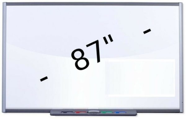 87" SB685 Interactive SMART Board 90 days warranty Grade A